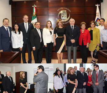 Visita Gobernadora del Estado instalaciones del Juzgado Oral de lo Penal de Hermosillo