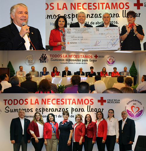 Entrega el STJ donativo a Cruz Roja Mexicana