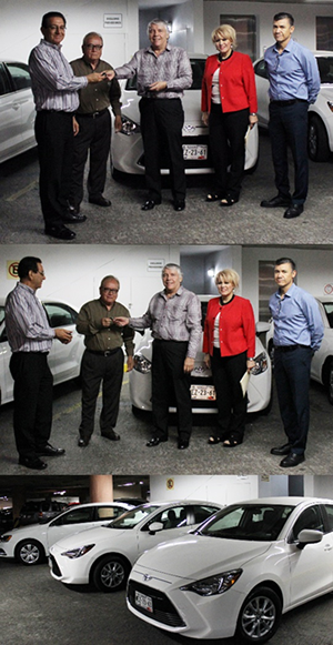 Entregan vehículos automotrices nuevos para mejorar el servicio