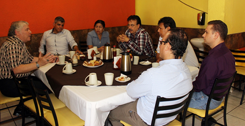 Presidente del STJ se reúne con periodistas del grupo "Mesa Libre Opinión"