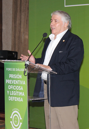 Participa en Foro sobre Prisión Preventiva Oficiosa y Legítima Defensa