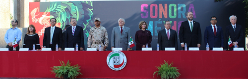 Honra el Poder Judicial del Estado a nuestro Lábaro Patrio