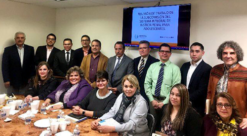 Se reúne la Subcomisión del Sistema Integral de Justicia Penal para Adolescentes