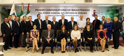 Se realiza Primer Conversatorio de Magistrados del Poder Judicial del Estado de Sonora