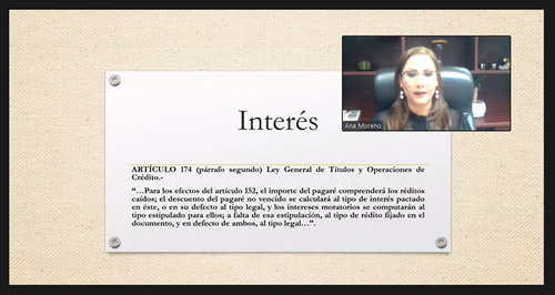 Imparte conferencia sobre temas de materia Mercantil