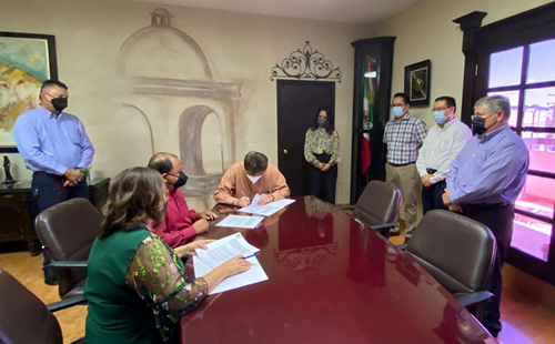 Firman convenio para construcción de un Centro Integrador de Justicia en Caborca