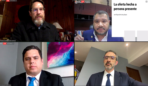 Participa personal del PJE en ciclo de conferencias en materia civil