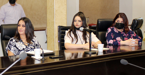 Funcionarias del Poder Judicial del Estado presentan avances de la implementación del NSJL al Congreso del Estado