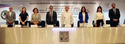 Presenta Guías Judiciales de Conducción de Audiencias Penales
