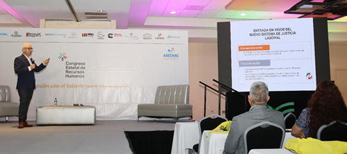 Participa Magistrado Javier Enríquez en Congreso Estatal de Recursos Humanos