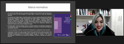 Imparten conferencia sobre Perspectiva de Género en Materia Laboral