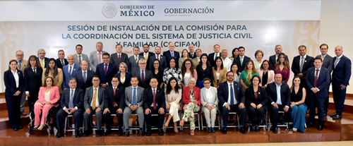 Instalan Comisión para la Coordinación del Sistema de Justicia Civil y Familiar