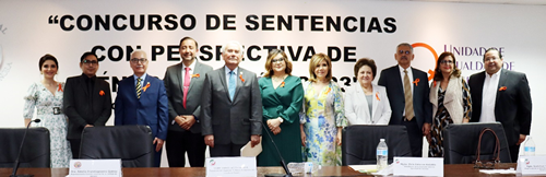 Se realiza premiación del "Concurso de Sentencias con Perspectiva de Género 2023"