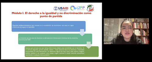 se capacitan en materia de Enfoque de Género e Inclusión Social