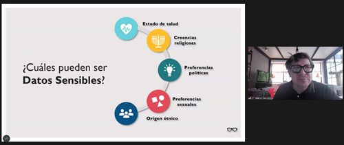 Se imparte conferencia virtual sobre Protección de Datos Personales