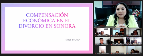Se imparte conferencia sobre Compensación Económica en el Divorcio