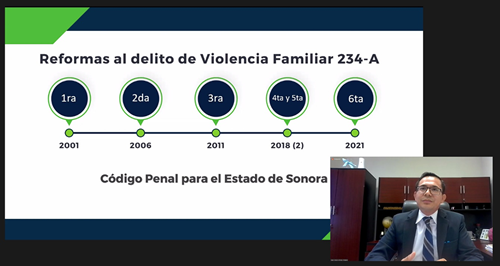 Se imparte conferencia "Impacto de la Suspensión del Proceso en Delitos de Violencia Familiar"