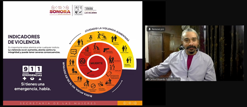 Se realiza conferencia virtual sobre Violencia en el Noviazgo