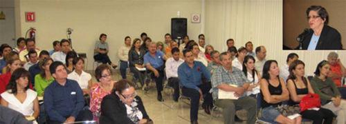 La Mgda. Adela Ricaud imparte conferencia sobre menores infractores