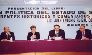 Presentación del Libro "Constitución Política del Estado de Sonora. Antecedentes Históricos y Comentarios"