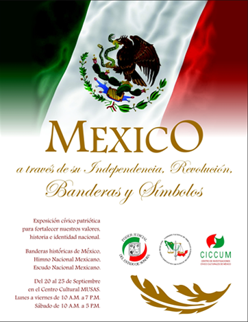 Expondrán México a través de sus Banderas