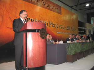 Inauguran el XVIII Congreso Mexicano de Derecho Procesal