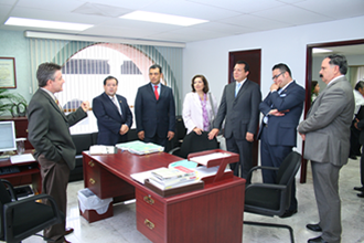 Visita Presidente de la CNDH Juzgados Familiares