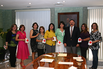 Contribuye el Poder Judicial del Estado con la Cruz Roja