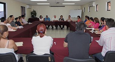 Sostienen reunión de trabajo magistrados y jueces del sur del Estado