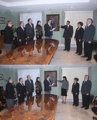 Nombran al Lic. Martín Abril Duarte, como Magistrado Regional y a la Lic. Claudia García Haro como Jueza