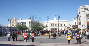 Organizan simulacro de conato de incendio