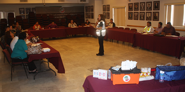 Se actualizan en Primeros Auxilios Brigadas de Protección Civil del STJ