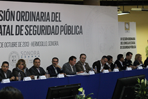 Se realiza XV Sesión Ordinaria del Consejo Estatal de Seguridad Pública de Sonora