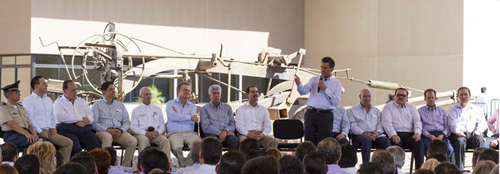 Acompaña a Presidente de la República en su gira de trabajo por Sonora