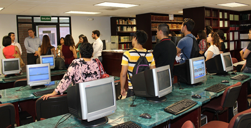 Visitan alumnos de Unison las instalaciones del Poder Judicial del Estado