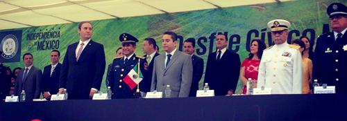 Acude Presidente del STJ a eventos conmemorativos al 204 aniversario de la Independencia de México
