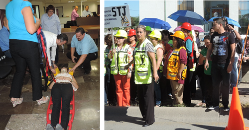 Participa Poder Judicial del Estado en la celebración del Día Nacional de Protección Civil