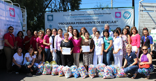 Participa Voluntariado del STJ en colecta "Reciclando para vivir"