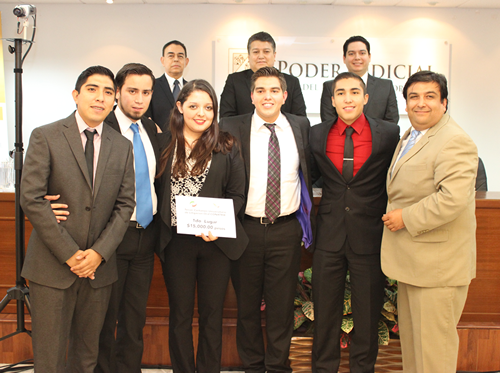 Alumnos de la Universidad de Sonora ganan etapa estatal del 3er. Certamen Universitario de Litigación Oral Sistema Penal Acusatorio