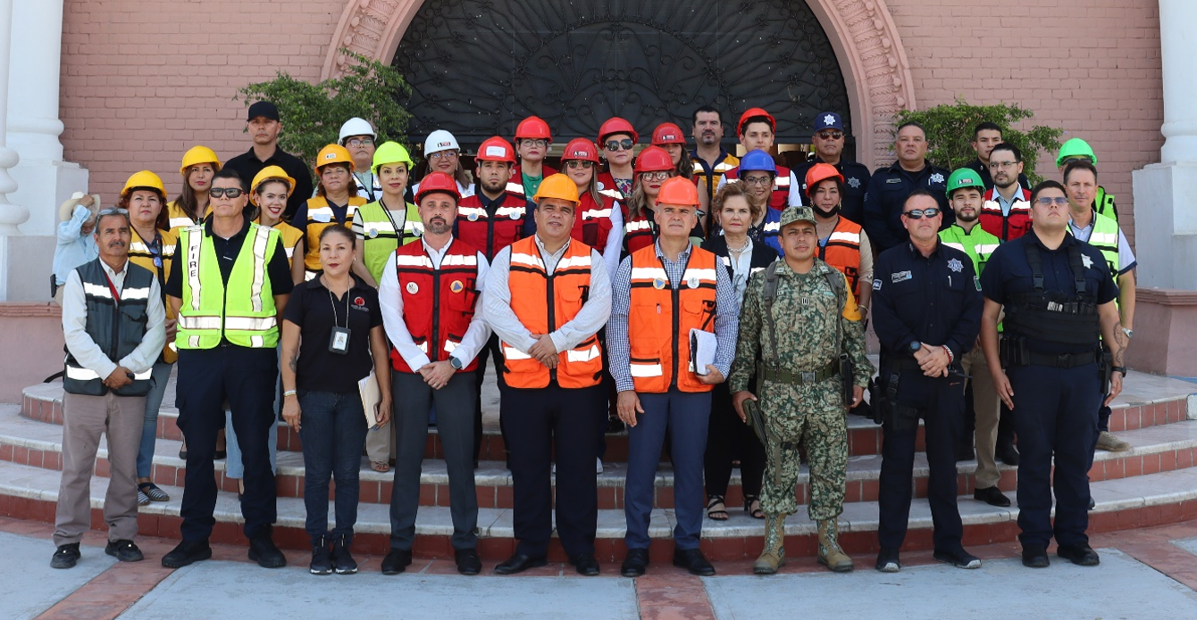 Poder Judicial del Estado de Sonora participa en el Simulacro Nacional 2025