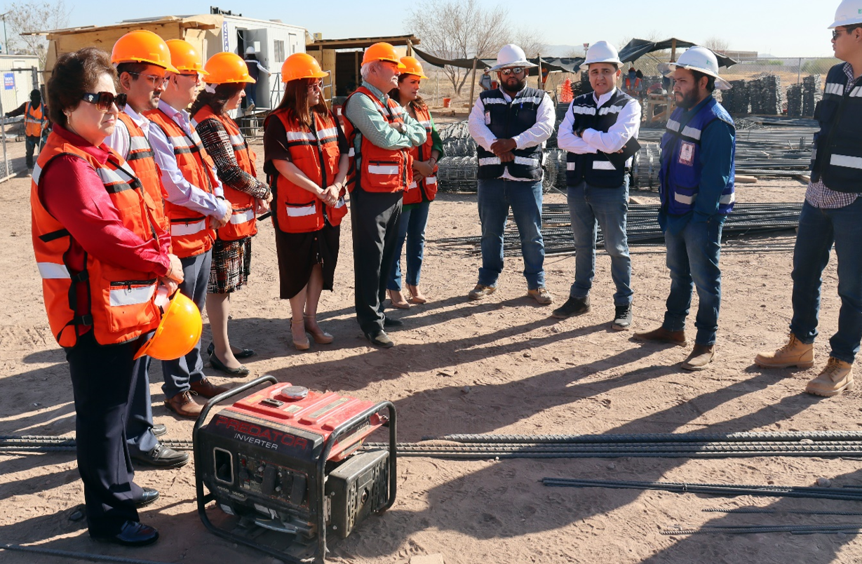 Autoridades del Poder Judicial supervisan avance de obra de los Tribunales Laborales en Hermosillo