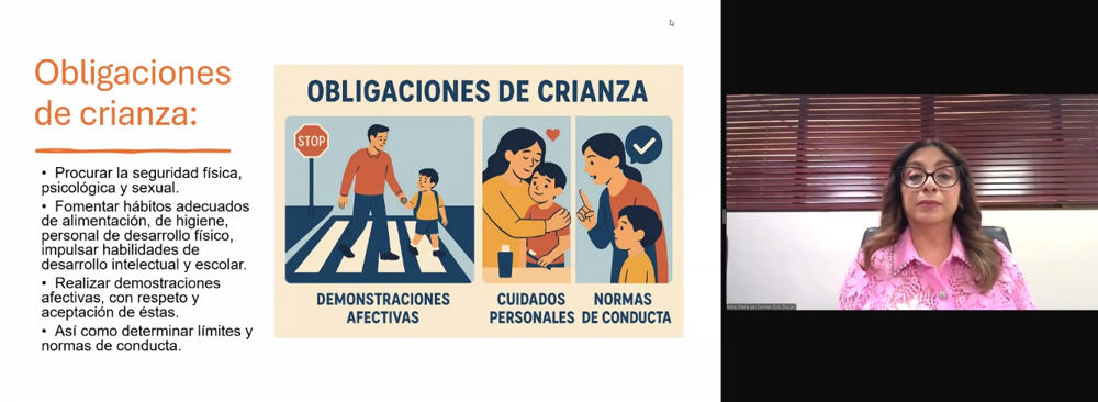Se realiza conferencia virtual sobre Custodia de Niñas, Niños y Adolescentes