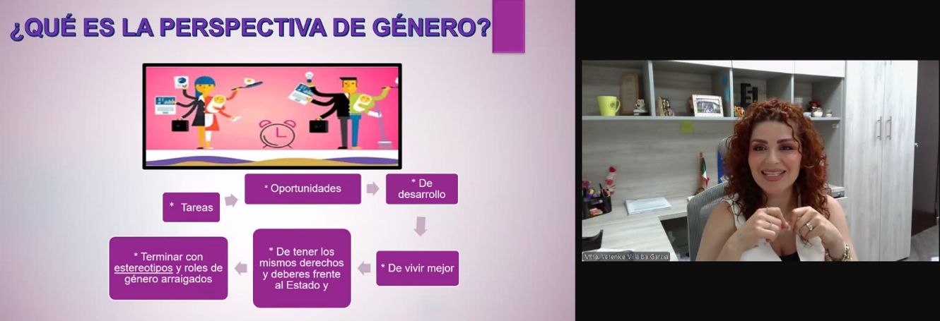 Se realiza conferencia virtual “Perspectiva de Género en la Impartición de Justicia”