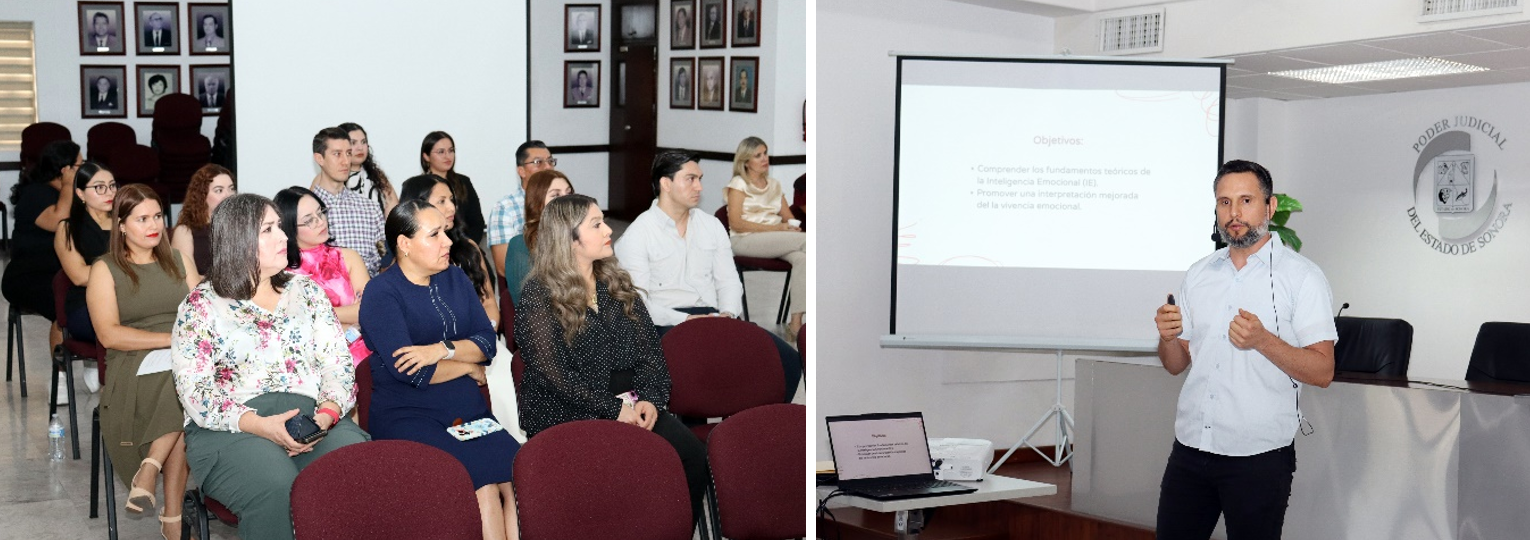 Se imparte conferencia “Inteligencia Emocional” a personal del Poder Judicial del Estado de Sonora