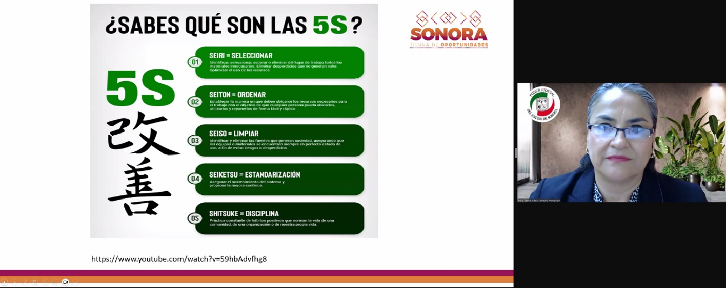 Se realiza conferencia virtual “5 S: Una Filosofía de Orden y Limpieza”
