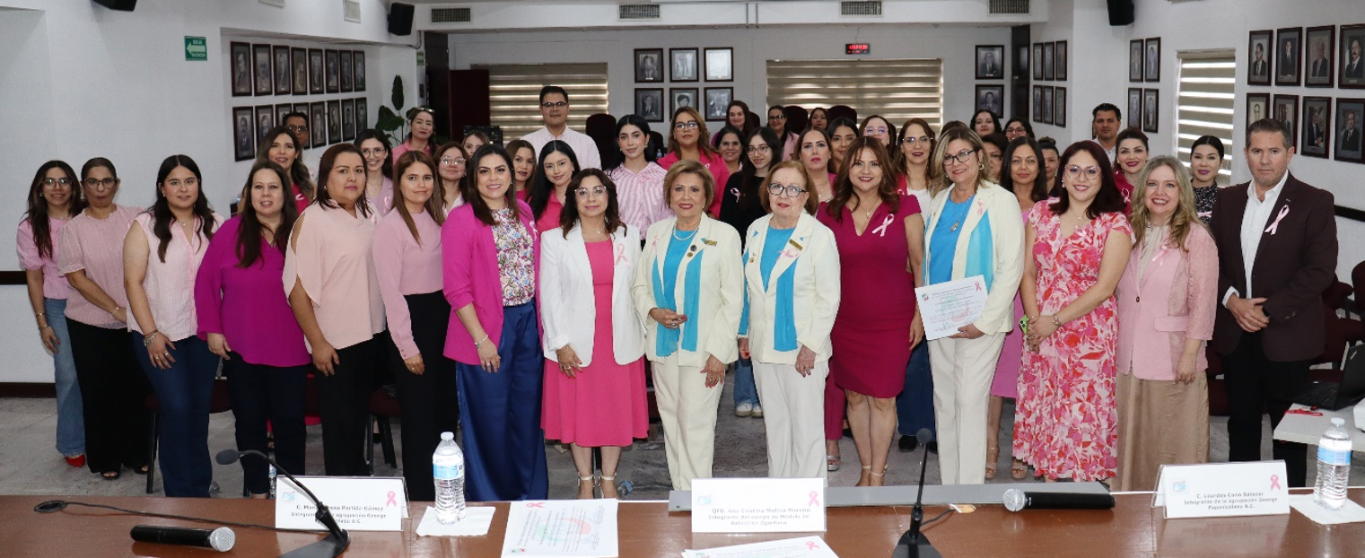 Se imparte conferencia sobre la prevención del cáncer de mama y cervicouterino por la Agrupación George Papanicolaou