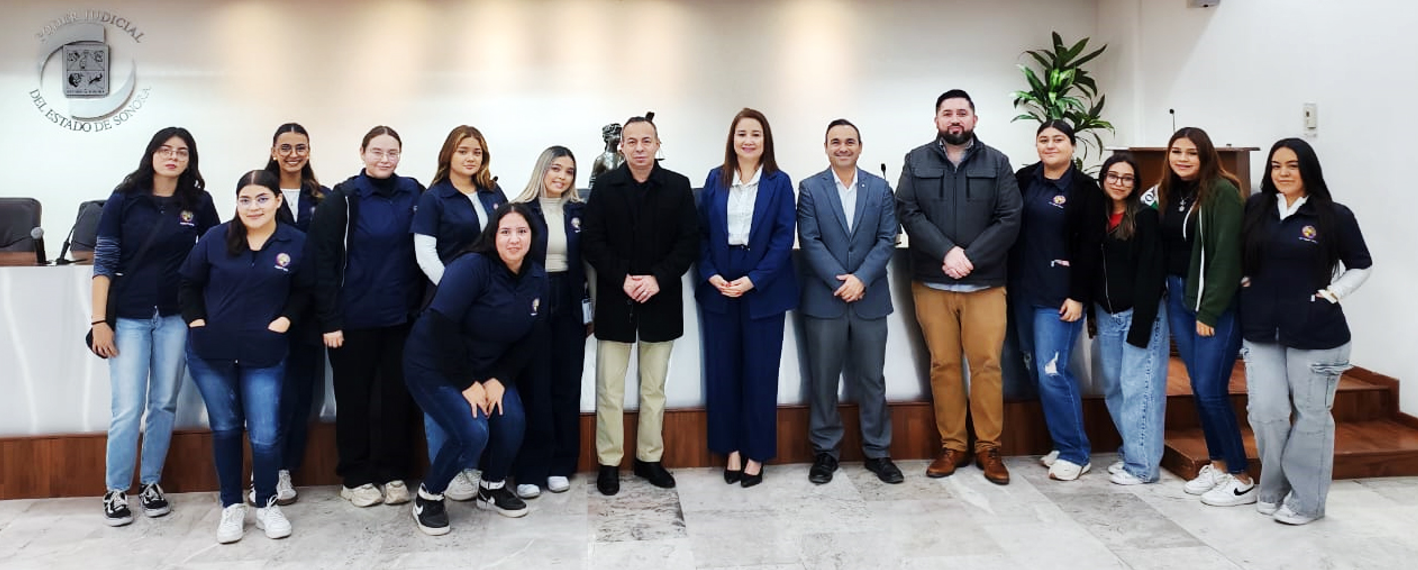 Centro Público de Mecanismos Alternativos de Solución de Controversias del Poder Judicial del Estado de Sonora recibe a alumnos de Justicia Restaurativa de la UNISON