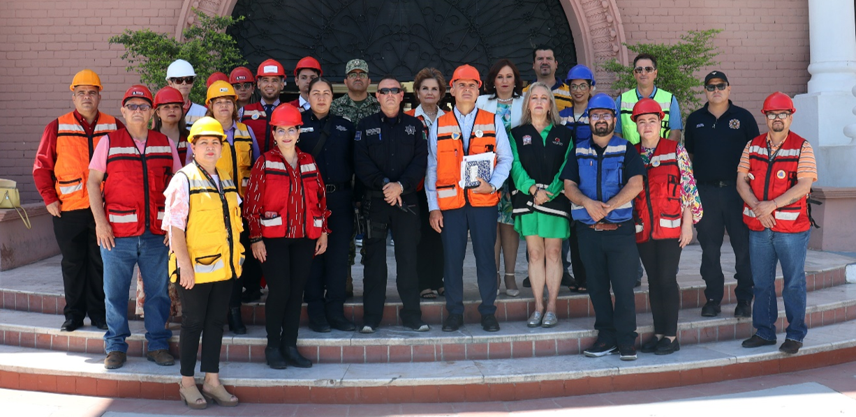 Participa el Poder Judicial de Sonora en el Primer Simulacro Nacional 2025